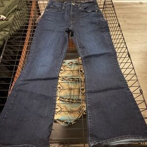 Maurices Dark Blue Flare Jeans